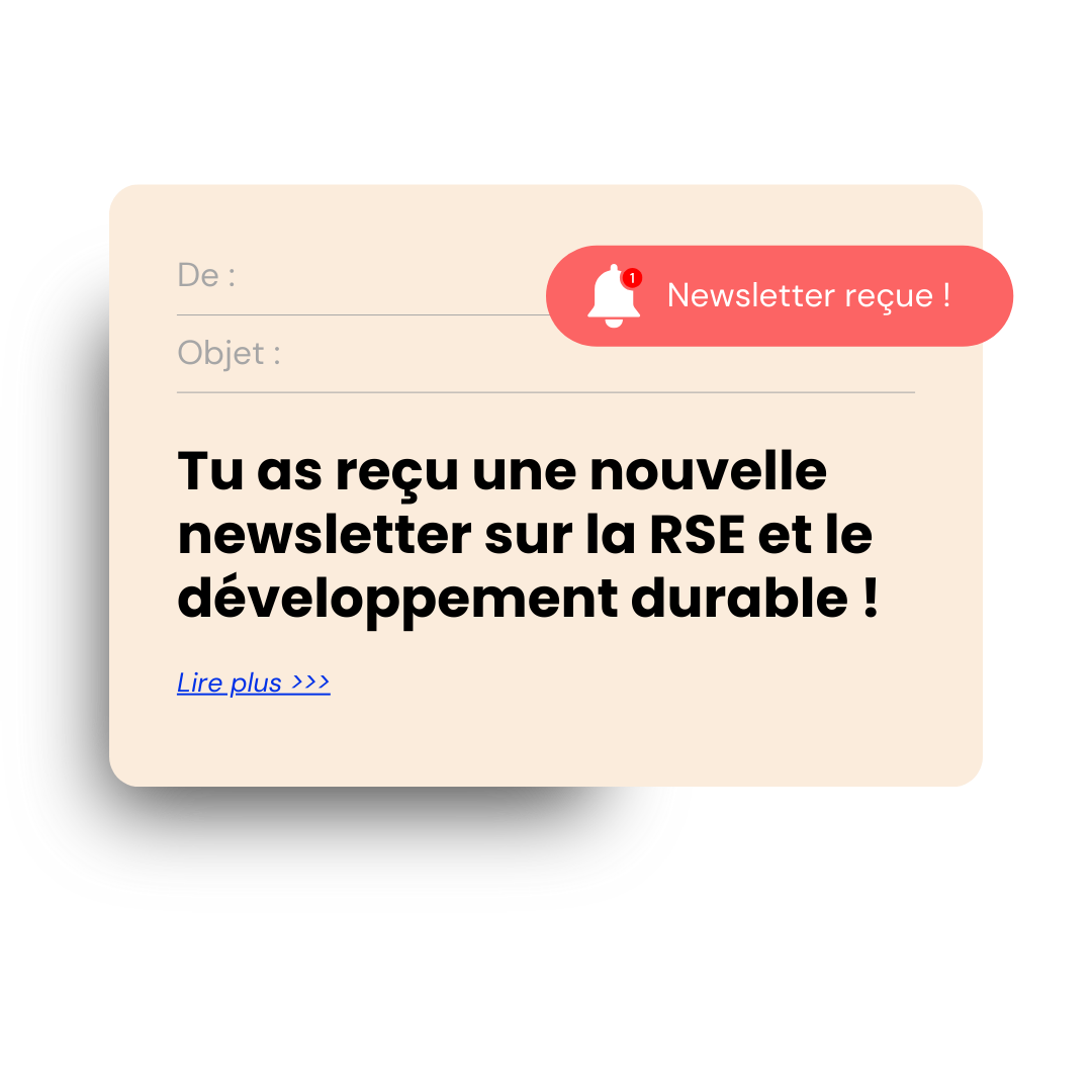 visualisation d'une notification d'une veille RSE reçue par newsletter