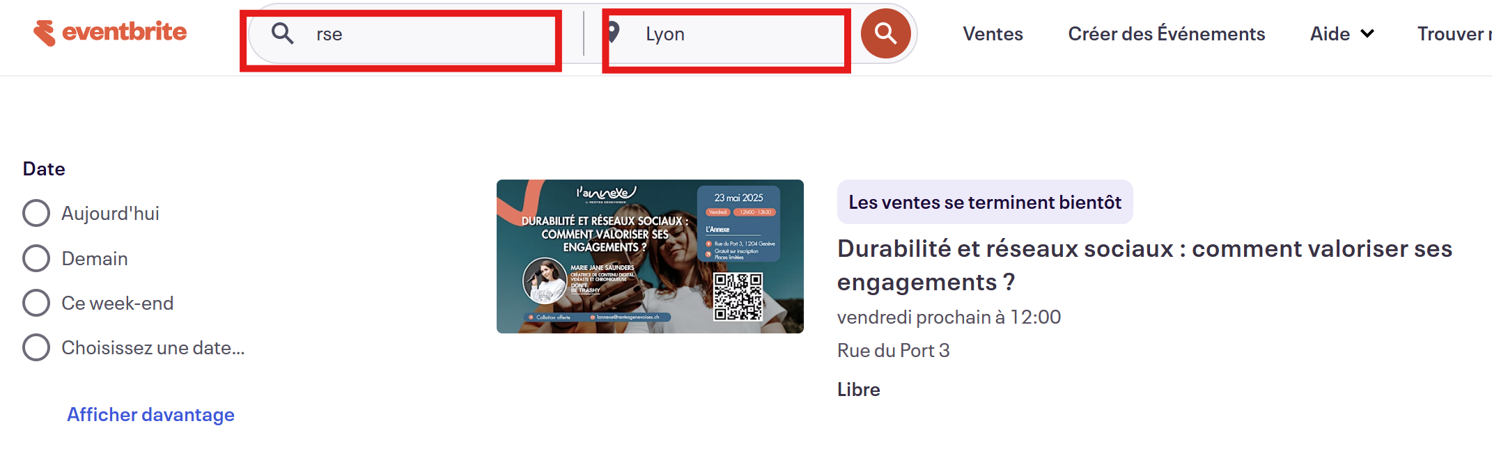 Evenement RSE Lyon 2025 Exemple d'un évènement à Lyon en RSE sur la durabilité et réseaux sociaux (enjeux clés de la RSE)